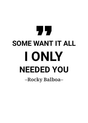 Rocky Balboa quote