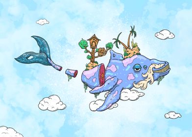 Whale in the sky 02