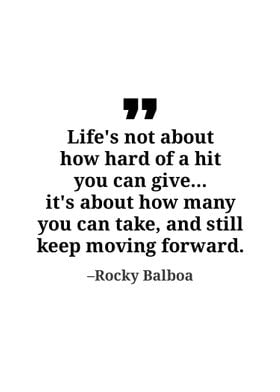 Rocky Balboa quote