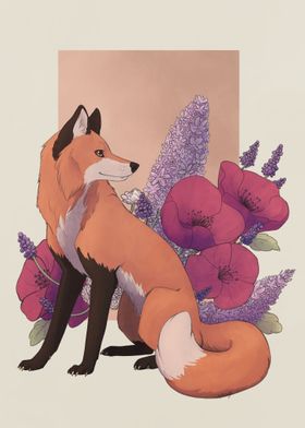 Floral Fox