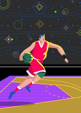 Basketball illustration