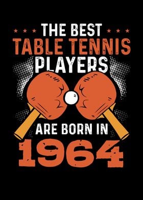 Table tennis player 1964