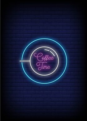 coffee neon sign