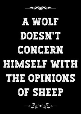 Wolf Motivation Quote