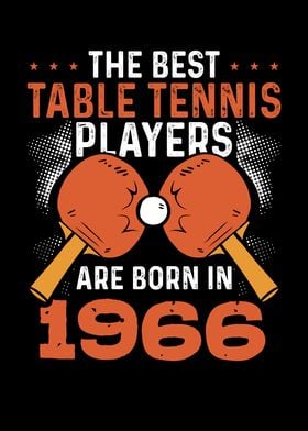 Table tennis player 1966