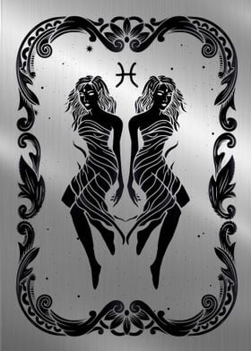 Tarot two beautiful twins