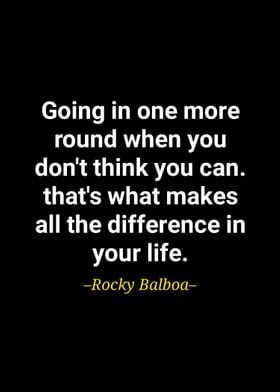 Rocky Balboa quote