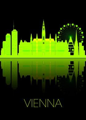 Vienna City Silhouette