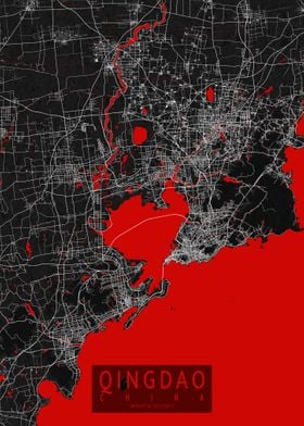 Qingdao City Map Oriental