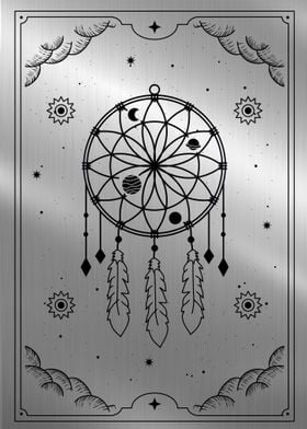 Tarot A dream catcher card