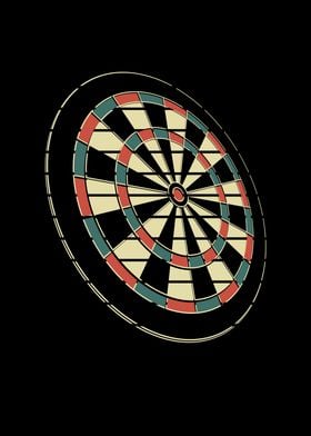 Colorful dartboard