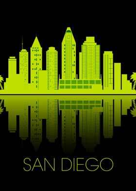 San Diego City Silhouette