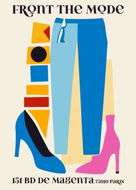 Minimal French Fashion Art