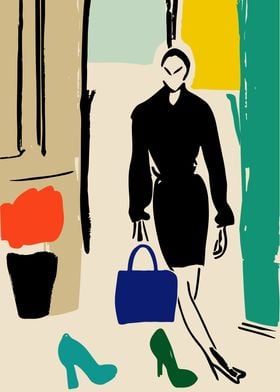 Fashionable Woman Poster