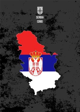 serbia world maps flag