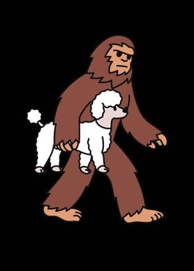 Poodle Bigfoot Sasquatch 