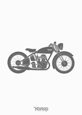 NORTON motorcycles' Poster by pxlsm studio | Displate
