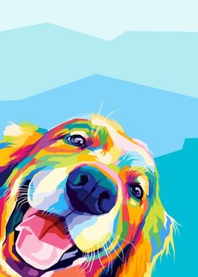 Dog Pop art