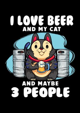 I Love Beer My Cat