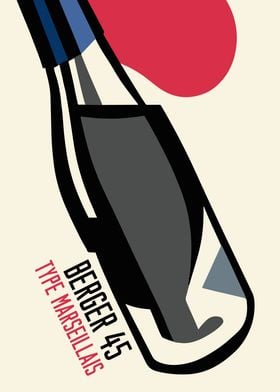 Berger 45 Wine Poster