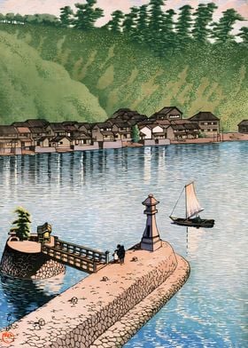 Ukiyo e Izumo Lake