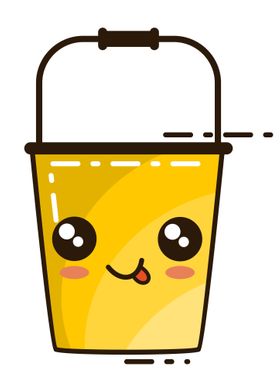 Emoticon Bucket i want