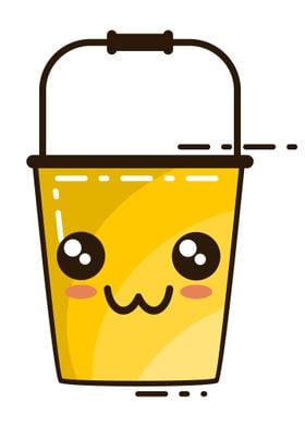 Emoticon Bucket Cute