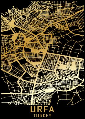 Urfa Turkey City Map