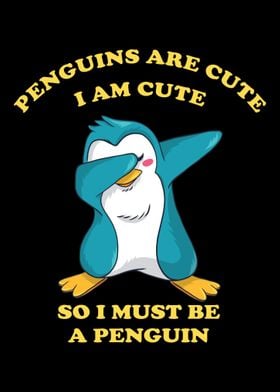 dabbing penguin