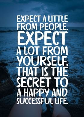 Expectations from yourself