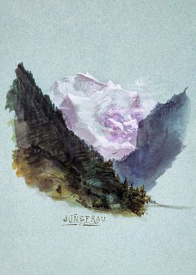 Jungfrau Mountain 1870