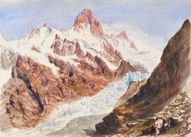 Schreckhorn Eismeer 1870