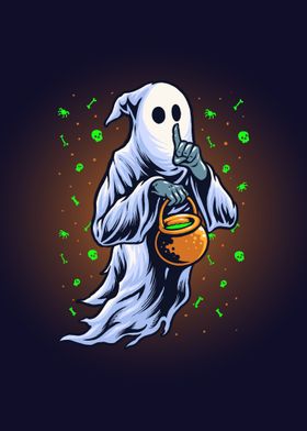 The halloween ghost