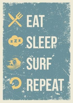 eat sleep surf repeat