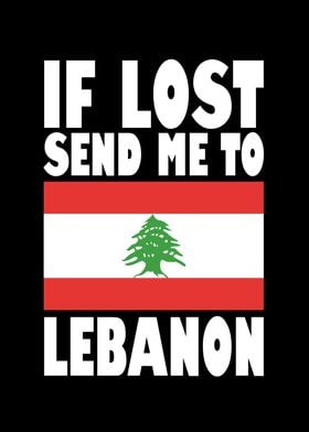 Lebanon Flag Saying