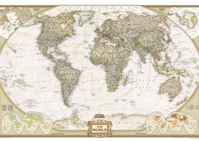 Vintage World Map