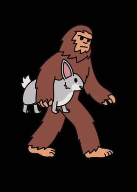 Rabbit Bigfoot Sasquatch 