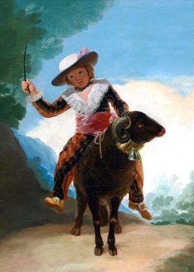 Boy on a Ram by Goya