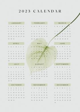 2023 Plant Calendar