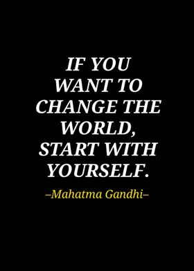 Mahatma Gandhi quote