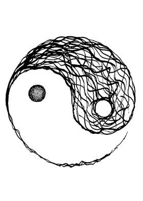 Yin Yang balance Symbol