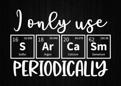 I Use Sarcasm Periodically