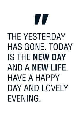 New Day New Life