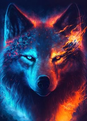 Colorful Wolf 