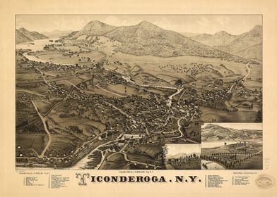 Ticonderoga NY 1884