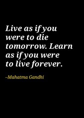 Mahatma Gandhi quote