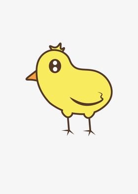 Bird Yellow Kawaii