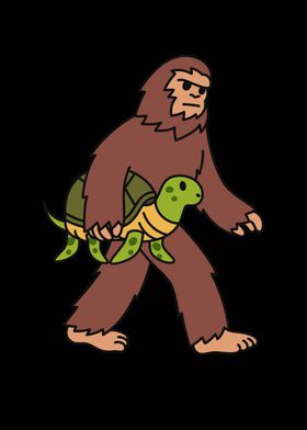 Turtle Bigfoot Sasquatch 