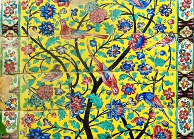 Persian Flowers and Birds