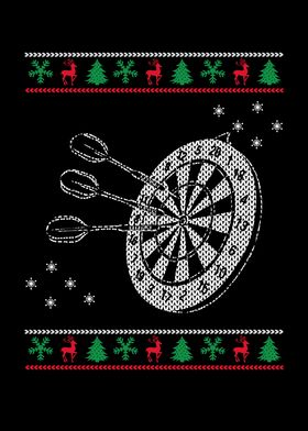 Dartboard in Christmas